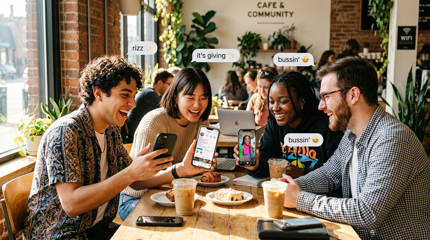 Slang em Redes Sociais: ✨ Como o TikTok Molda o Inglês que a Gente Fala!
